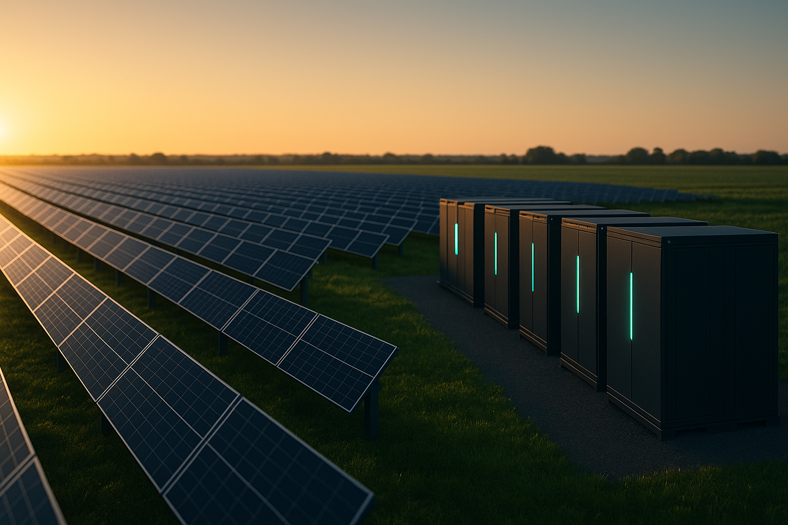 Farma fotowoltaiczna i magazyny energii